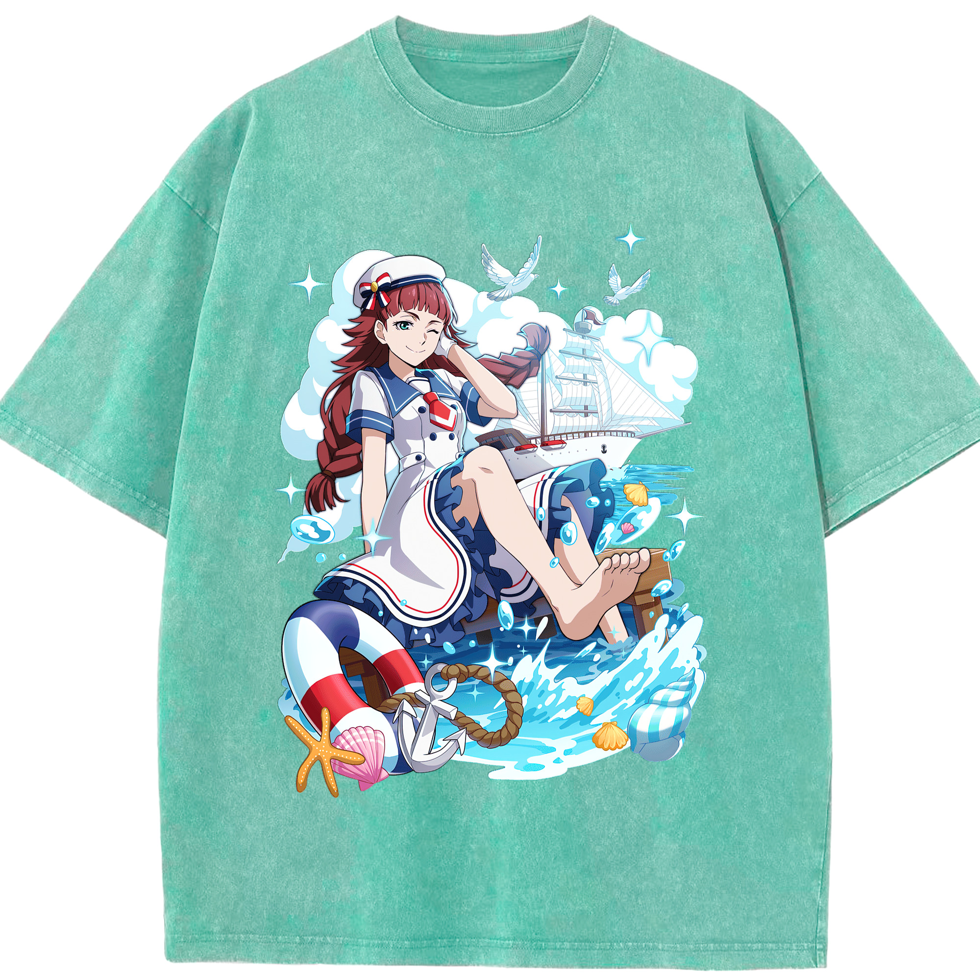 （画像用） 文豪ストレイドッグス Bungo Stray Dogs 綿100% ヴィンテージ風 半袖Tシャツ（フロントプリント）